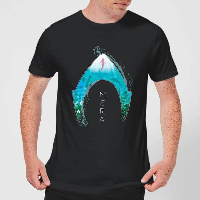 Camiseta DC Comics Aquaman Mera Logo - Hombre - Negro - XXL on Productcaster.