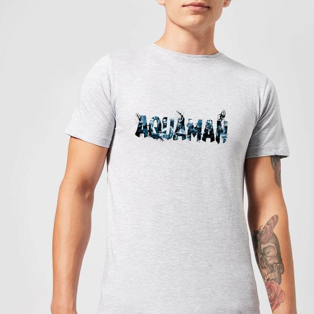 Aquaman Chest Logo Herren T-Shirt - Grau - S on Productcaster.