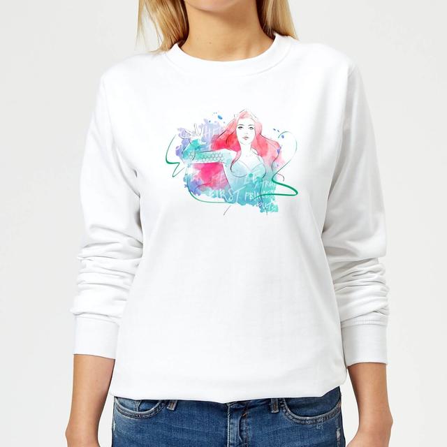 Aquaman Mera First Princess Women's Sweatshirt - White - M - Bianco on Productcaster.