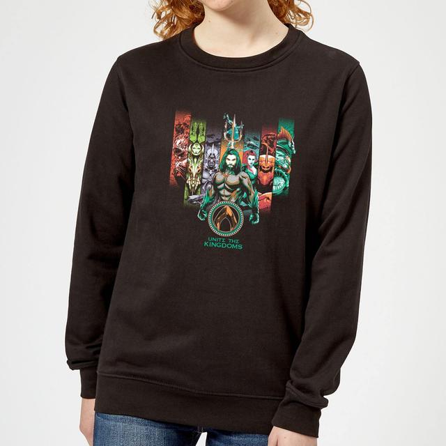 Sudadera DC Comics Aquaman Unite The Kingdoms - Mujer - Negro - XL - Negro on Productcaster.