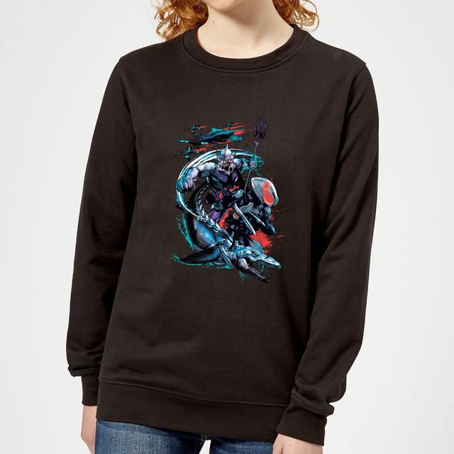 Sudadera DC Comics Aquaman Black Manta & Ocean Master - Mujer - Negro - S - Negro on Productcaster.