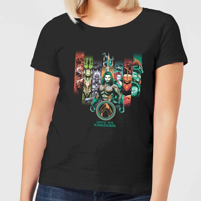 Camiseta DC Comics Aquaman Unite The Kingdoms - Mujer - Negro - 3XL - Negro on Productcaster.