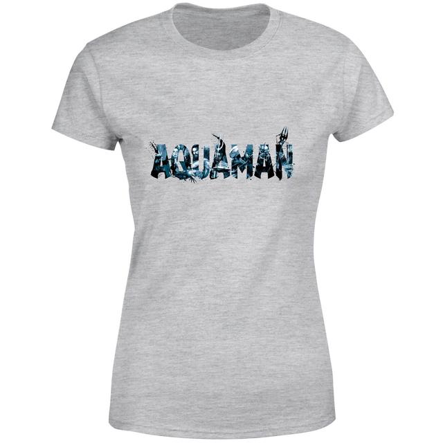 Camiseta DC Comics Aquaman Chest Logo - Mujer - Gris - XS on Productcaster.