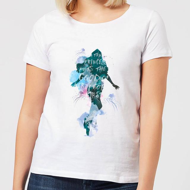 Aquaman Mera True Princess Women's T-Shirt - White - S - Bianco on Productcaster.