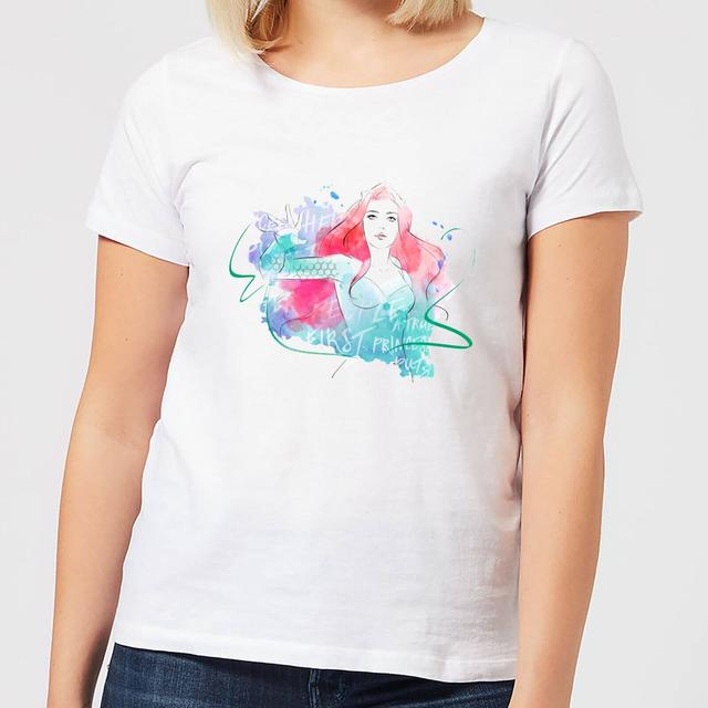 Camiseta DC Comics Aquaman Mera First Princess - Mujer - Blanco - XL on Productcaster.