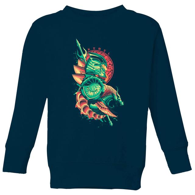 Aquaman Xebel Kids' Sweatshirt - Navy - 9-10 Years - Navy on Productcaster.