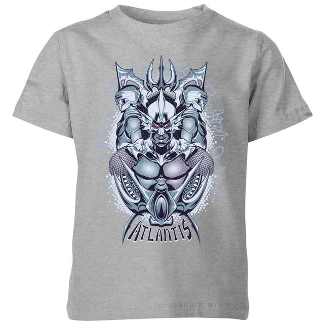 Aquaman Atlantis Seven Kingdoms kinder t-shirt - Grijs - 98/104 (3-4 jaar) on Productcaster.