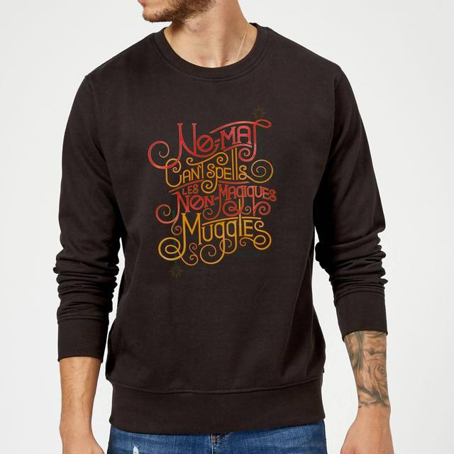 Fantastic Beasts No-Maj Sweatshirt - Black - M on Productcaster.