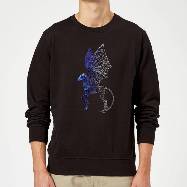 Fantastic Beasts Tribal Thestral trui - Zwart - XXL - Zwart on Productcaster.