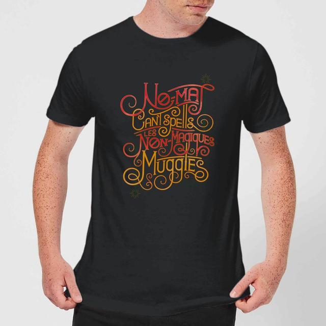 Fantastic Beasts No-Maj Men's T-Shirt - Black - M - Negro on Productcaster.