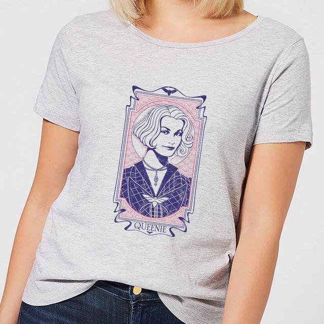 Fantastic Beasts Queenie Women's T-Shirt - Grey - M - Grey on Productcaster.