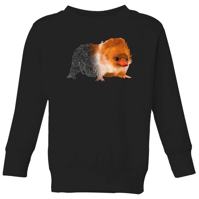 Fantastic Beasts Tribal Baby Niffler Kids' Sweatshirt - Black - 9-10 Jahre on Productcaster.