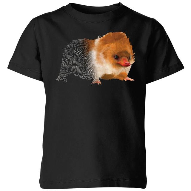 Fantastic Beasts Tribal Baby Niffler Kids' T-Shirt - Black - 11-12 Jahre - Schwarz on Productcaster.