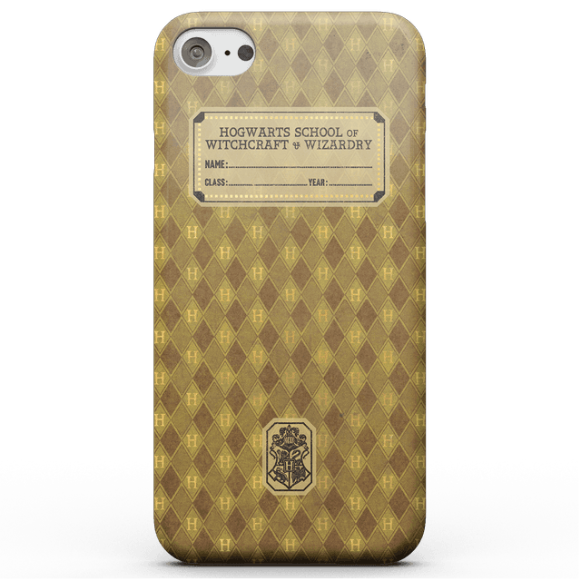 Funda Móvil Harry Potter Hufflepuff Text Book para iPhone y Android - iPhone XR - Carcasa rígida - Mate on Productcaster.