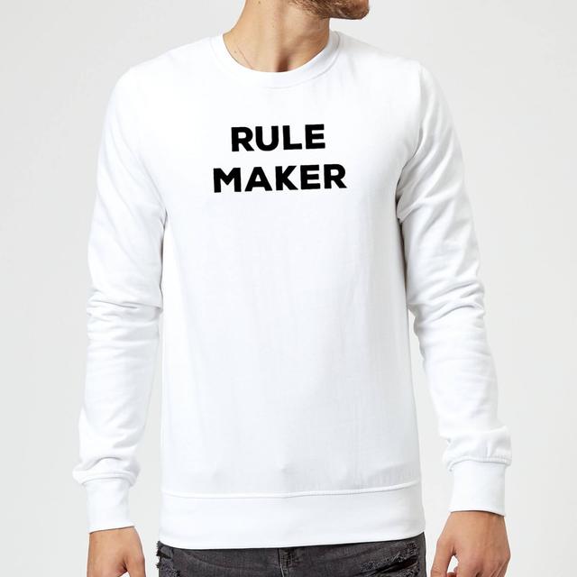 Rule Maker Sweatshirt - White - XXL - Weiß on Productcaster.