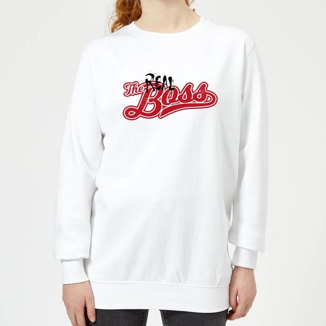 The Real Boss Women's Sweatshirt - White - S - Weiß on Productcaster.