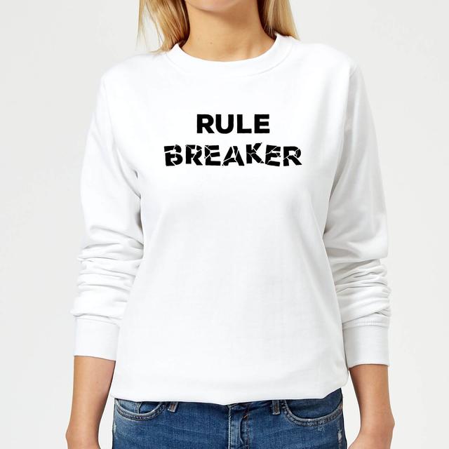 Rule Breaker Women's Sweatshirt - White - S - Weiß on Productcaster.