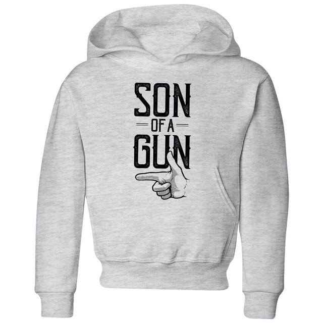 Son Of A Gun Kids' Hoodie - Grey - 9-10 Jahre - Grau on Productcaster.