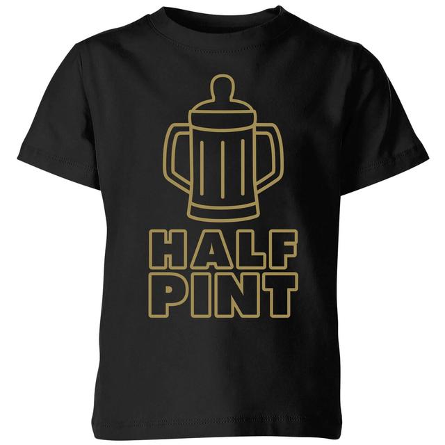 Half Pint Kids' T-Shirt - Black - 11-12 Jahre - Schwarz on Productcaster.