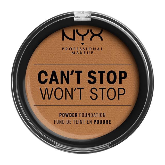 NYX Professional Makeup Can't Stop Won't Stop Powder Foundation (Various Shades) - Warm Honey on Productcaster.