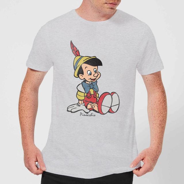 Disney Pinocchio Classic Men's T-Shirt - Grey - M on Productcaster.