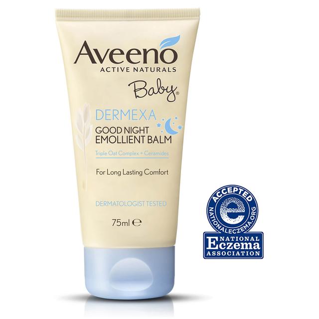 Aveeno Baby Dermexa Good Night Emollient Balm 75ml on Productcaster.