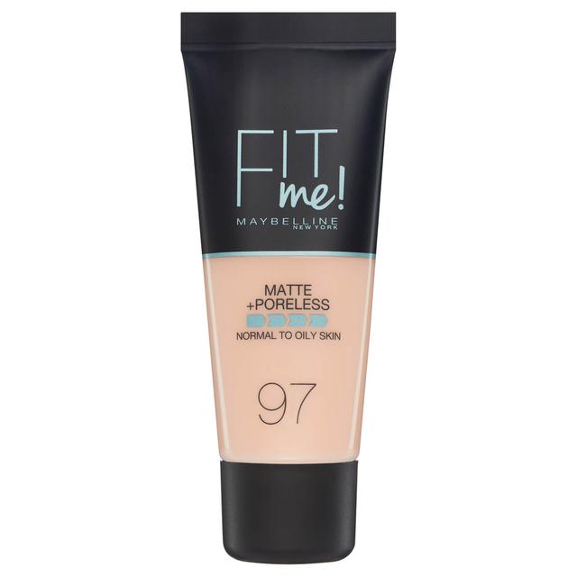 Maybelline Fit Me! Matte and Poreless Foundation 30ml (Various Shades) - 097 Natural Porcelain on Productcaster.