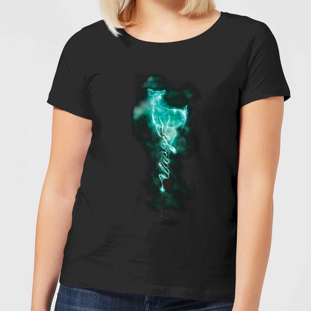 Camiseta Doe Always Patronus para mujer de Harry Potter - Negro - S on Productcaster.