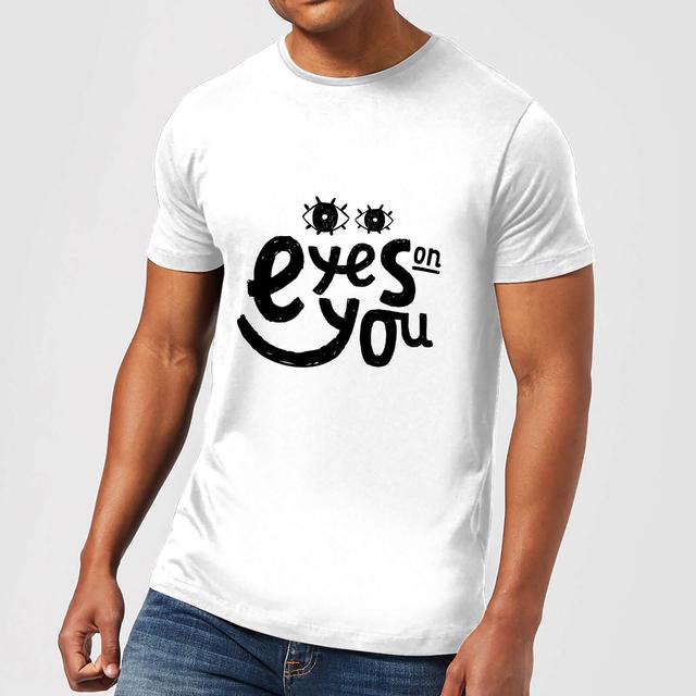 Eyes On You Men's T-Shirt - White - XL - Weiß on Productcaster.