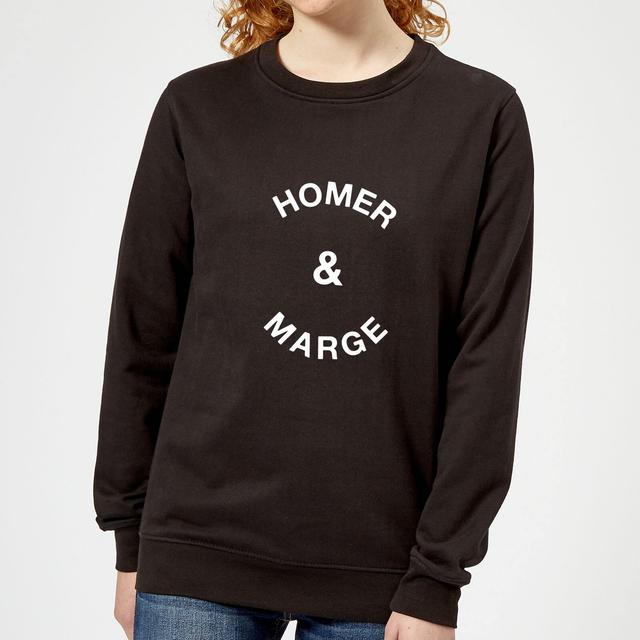 Homer & Marge Women's Sweatshirt - Black - M - Schwarz on Productcaster.