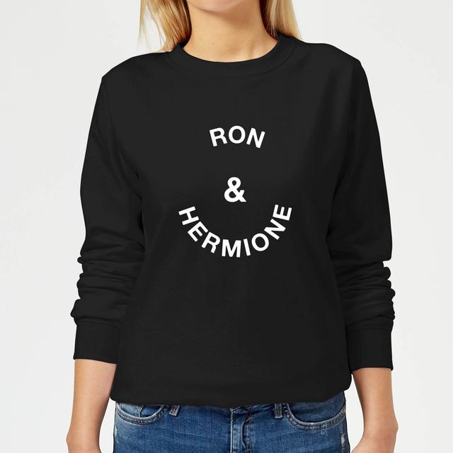 Ron & Hermione Women's Sweatshirt - Black - XS - Schwarz on Productcaster.