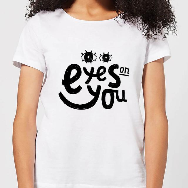 Eyes On You Women's T-Shirt - White - XL - Weiß on Productcaster.