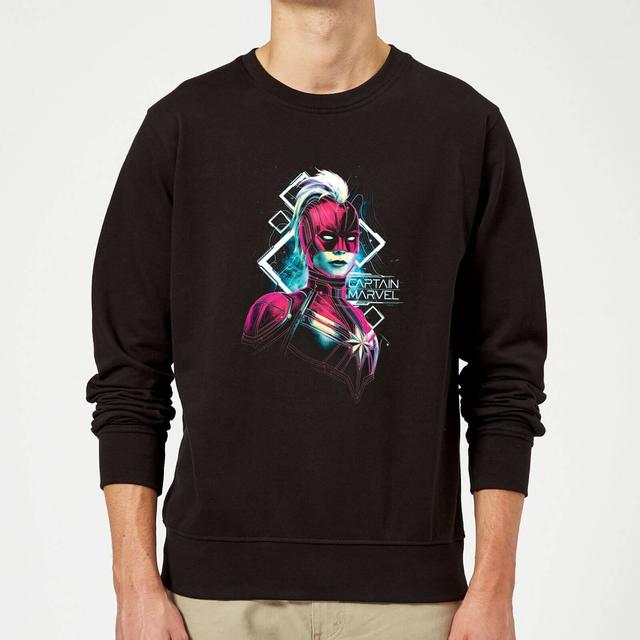 Sudadera Neon Warrior de Capitana Marvel - Negro - M - Negro on Productcaster.