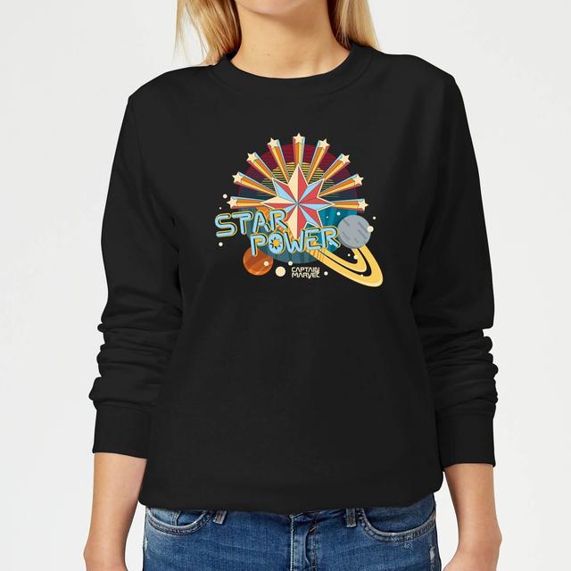 Sudadera Star Power para mujer de Captain Marvel - Negro - S - Negro on Productcaster.