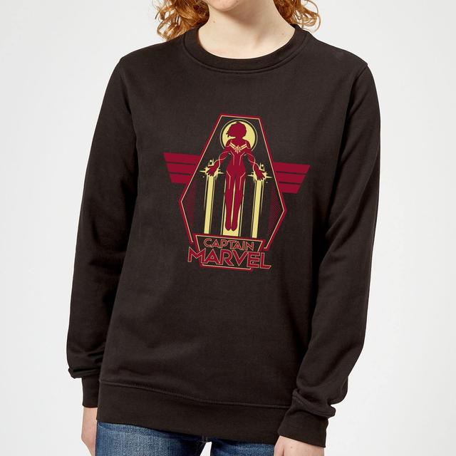 Sudadera Flying Warrior de Captain Marvel para mujer - Negro - XS - Negro on Productcaster.