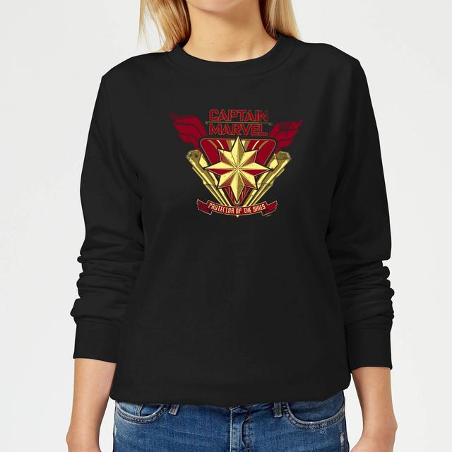 Sudadera Protector Of The Skies para mujer de Captain Marvel - Negro - L - Negro on Productcaster.