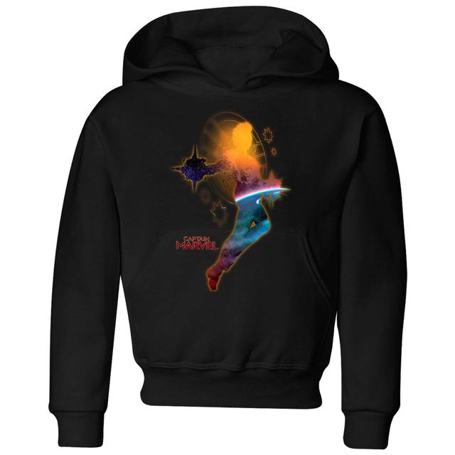 Captain Marvel Nebula Flight Kids' Hoodie - Black - 3-4 Years - Black on Productcaster.