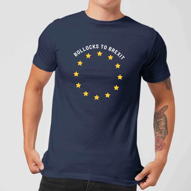 B*llocks To Brexit Men's T-Shirt - Navy - S - Marineblau on Productcaster.