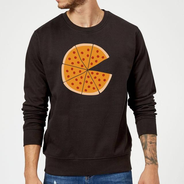 Pizza Missing Sweatshirt - Black - L - Black on Productcaster.