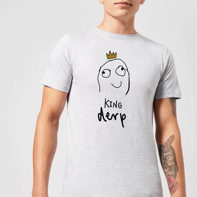 King Derp Men's T-Shirt - Grey - S - Grau on Productcaster.