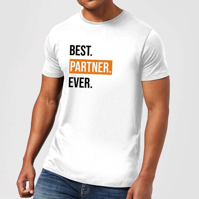 Best Partner Ever Men's T-Shirt - White - 5XL - Weiß on Productcaster.