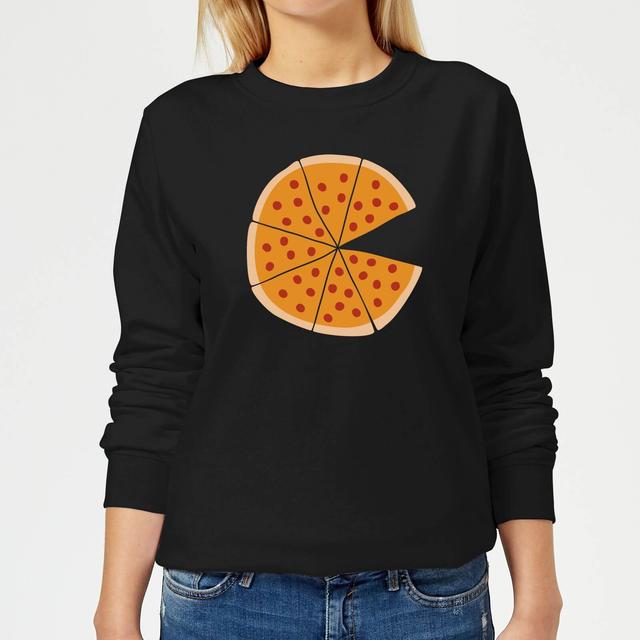 Pizza Missing Women's Sweatshirt - Black - XXL - Schwarz on Productcaster.