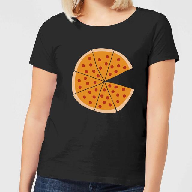 Pizza Missing Women's T-Shirt - Black - S on Productcaster.