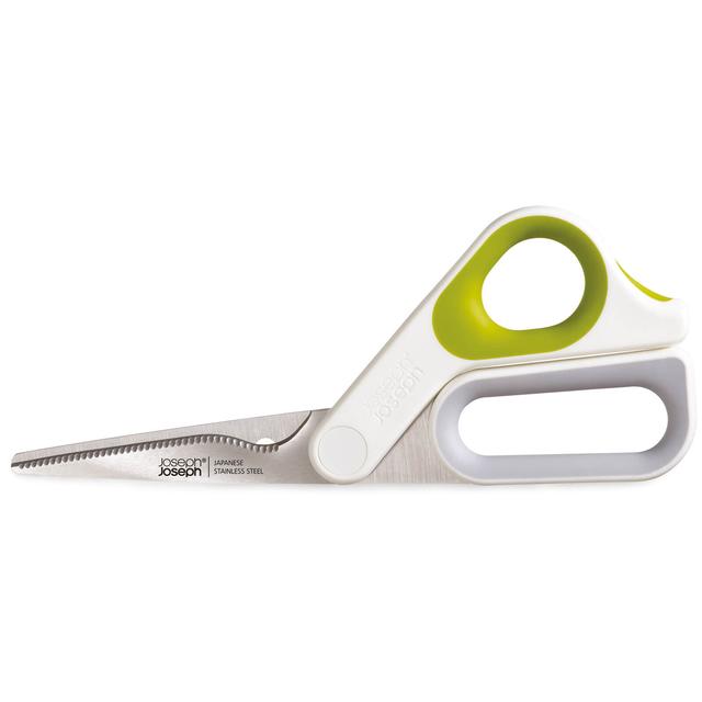 Joseph Joseph PowerGrip All-Purpose Kitchen Scissors Silver/Green on Productcaster.