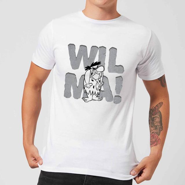 The Flintstones WILMA! Men's T-Shirt - White - XXL on Productcaster.