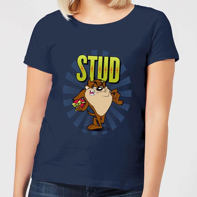 Camiseta para mujer Looney Tunes Stud Taz - Azul marino - M - Azul Marino on Productcaster.