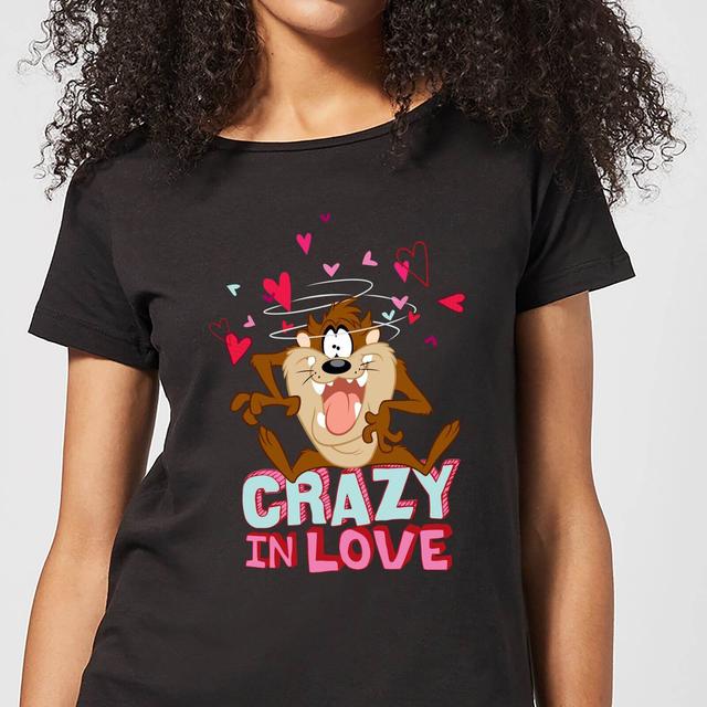 Camiseta Crazy In Love Taz para mujer de Looney Tunes - Negro - S - Negro on Productcaster.