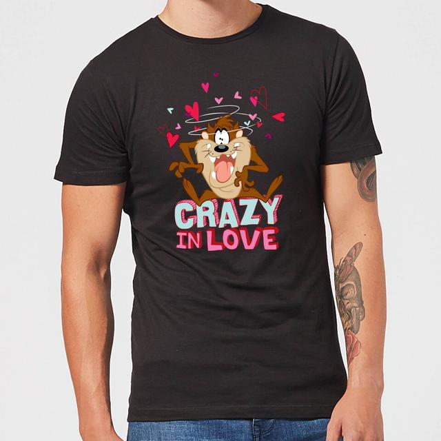 Looney Tunes Crazy In Love Taz Men's T-Shirt - Black - XS - Negro on Productcaster.