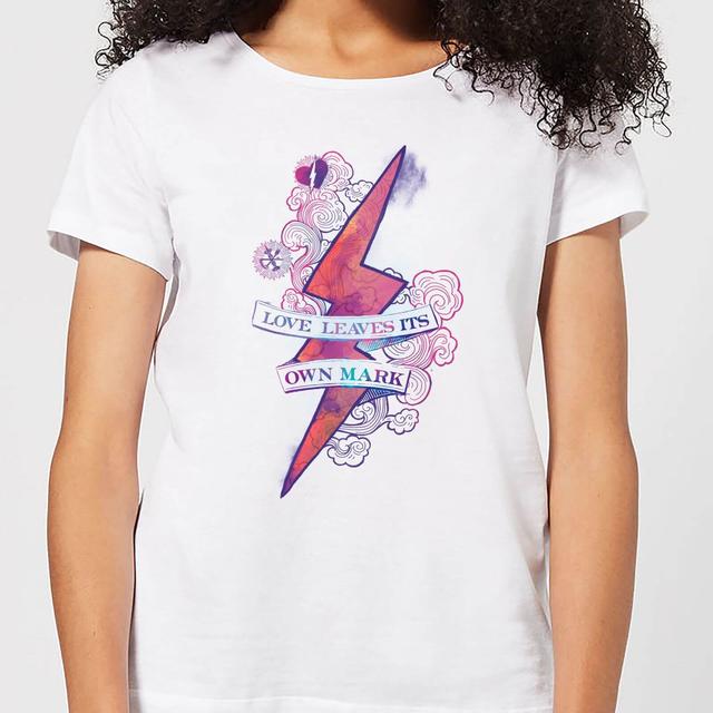 Harry Potter Love Leaves Its Own Mark Women's T-Shirt - White - S on Productcaster.