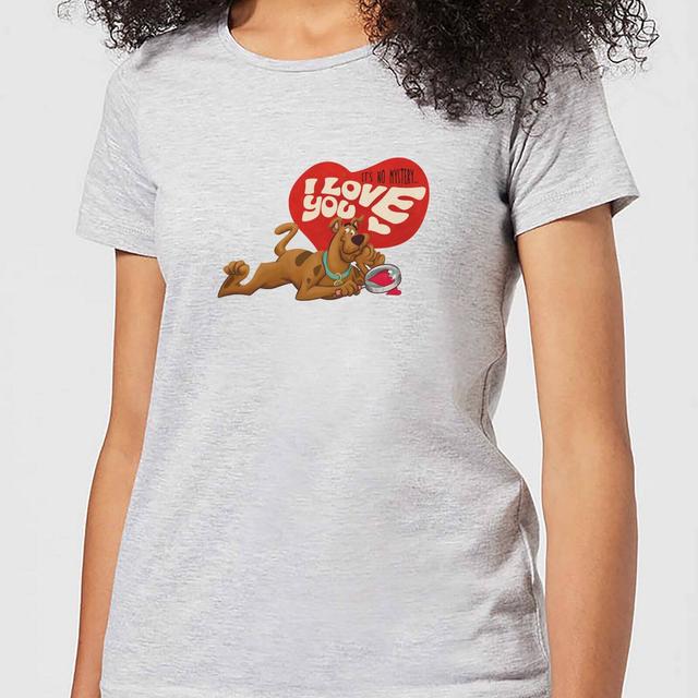 Scooby Doo It's No Mystery I Love You Women's T-Shirt - Grey - 5XL - Gris on Productcaster.